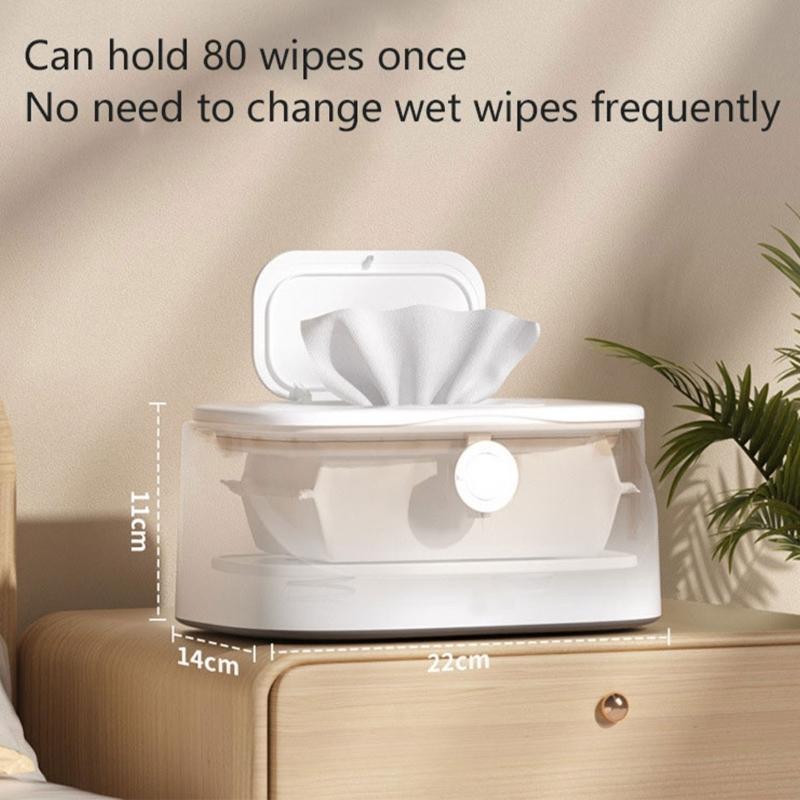 Baby Wipe Warmer - Newborns Wet Wipe Warmer Adjustable Warmth