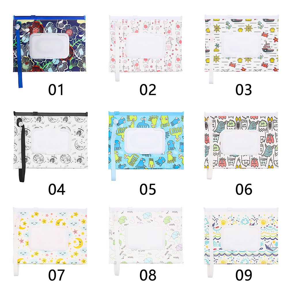 Portable Flip Cover Wet Wipes  - огляд і ціна Baby Products Carry Bag