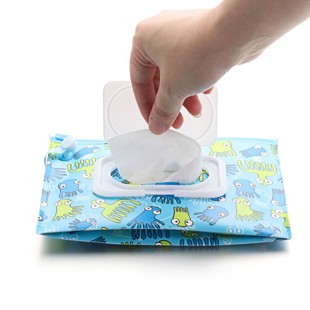 Portable Flip Cover Wet Wipes  - огляд і ціна Baby Products Carry Bag