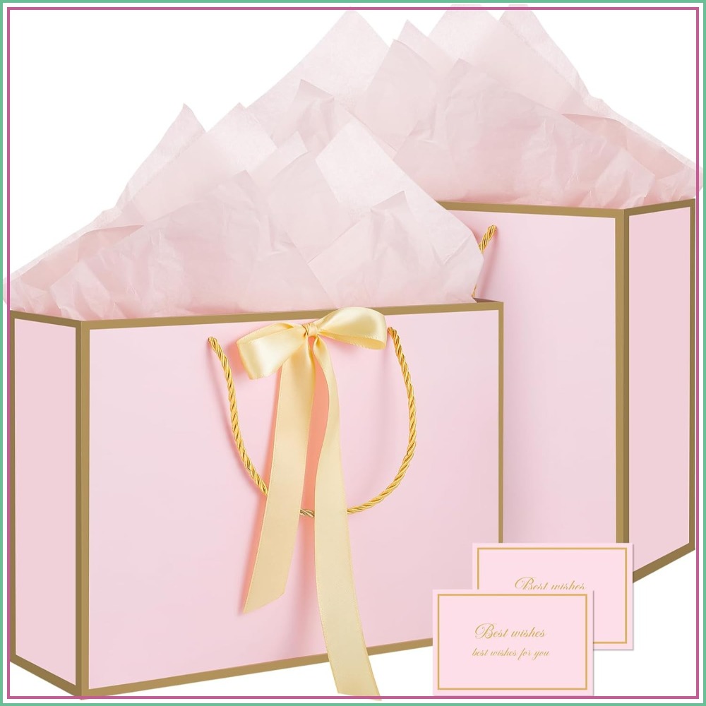 Pink Gift Bags with Handles, 1 - огляд і ціна Baby Products Gift Card