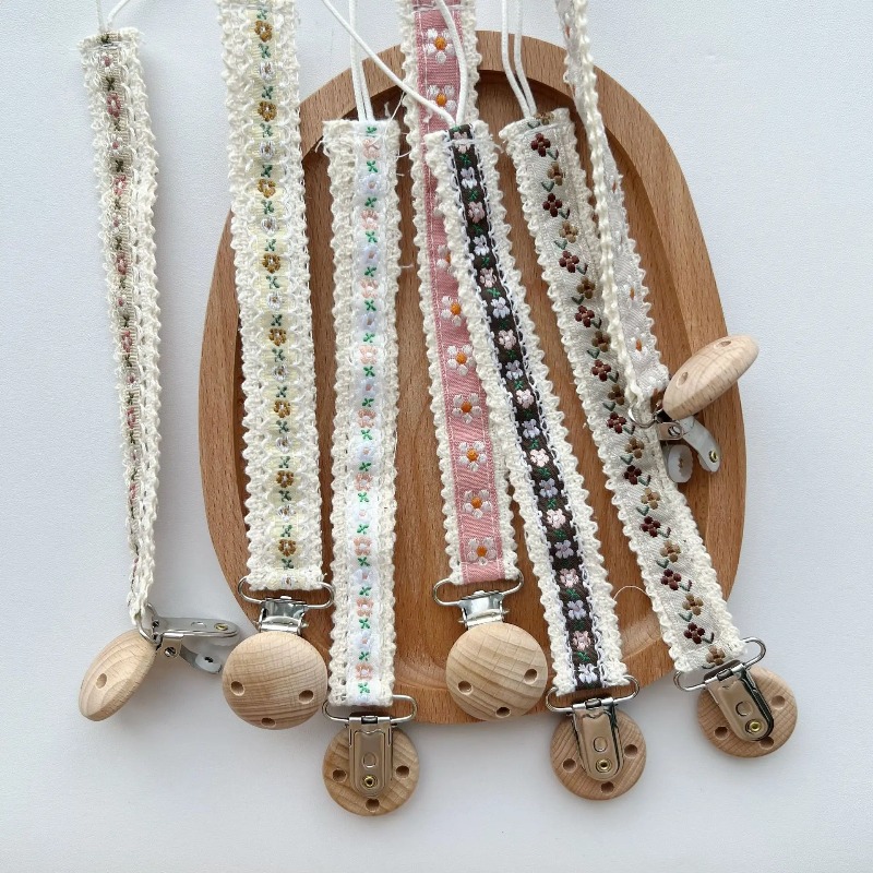 Lace Pacifier Clip Chain for N - огляд і ціна Baby Products For Gift